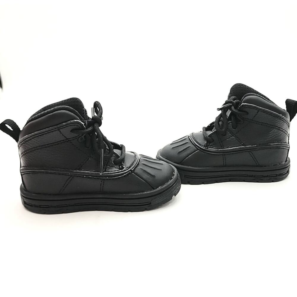Big Kid's Nike Woodside 2 High Black/Black-Black (524872 004) Size 6c